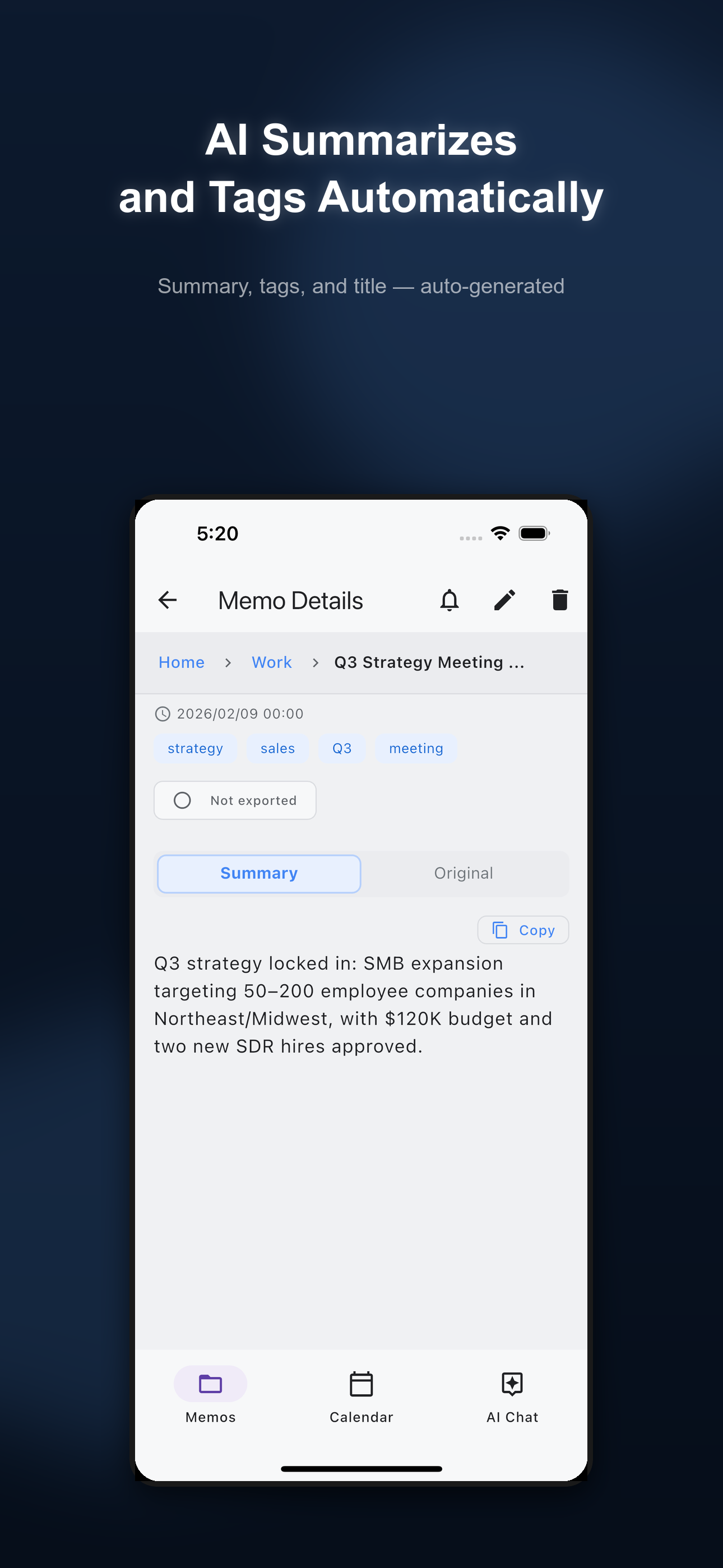Voice Memo AI gallery image