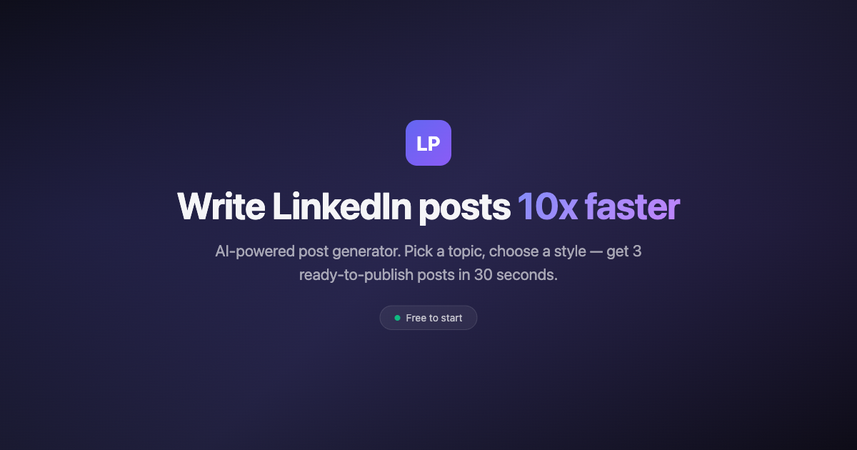 LinkedPen gallery image