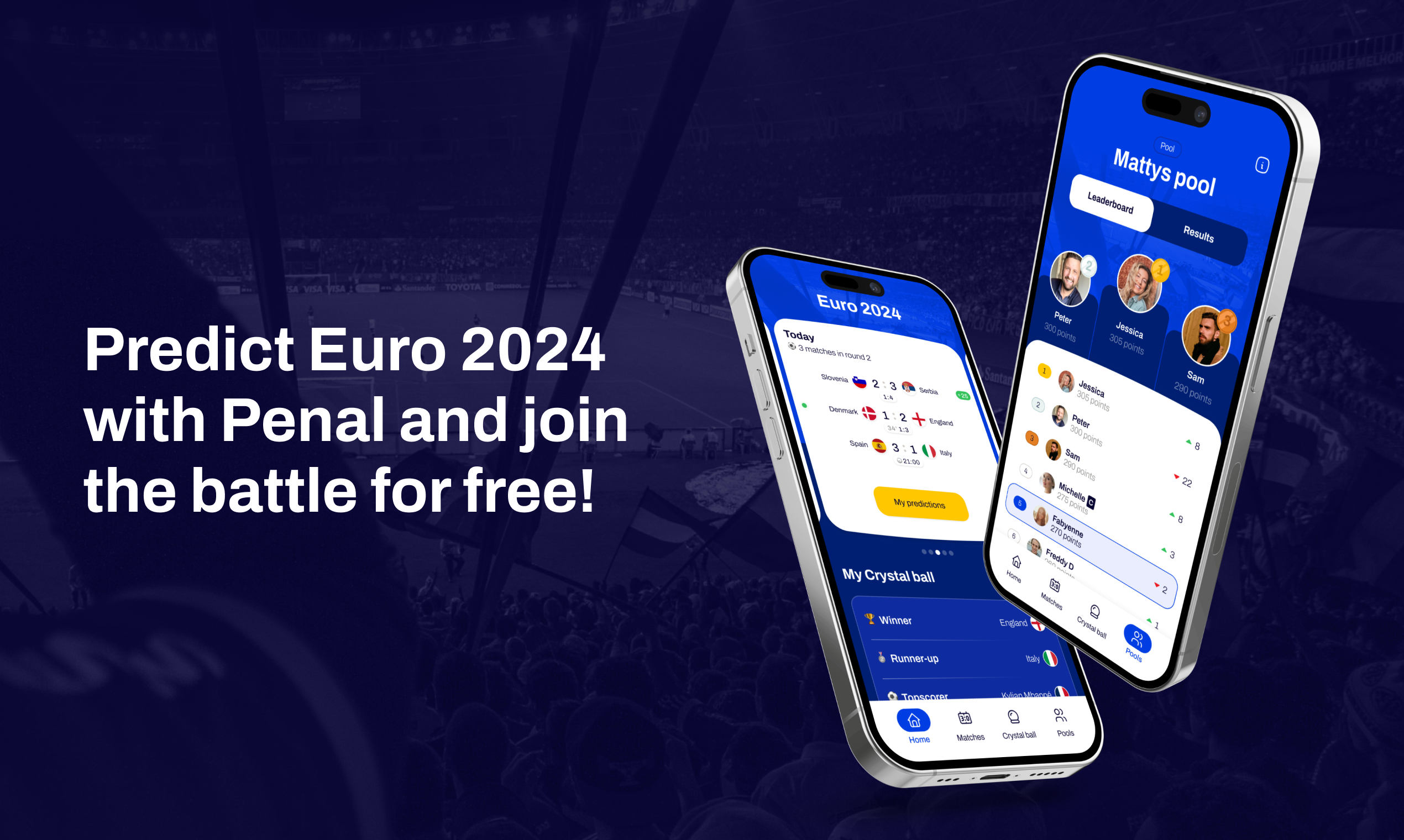 Ceza - Euro 2024 tahmin edin ve arkadaşlarınızla ücretsiz rekabet edin! medya 1