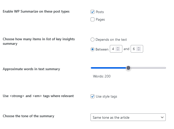 WPSummarize media 5