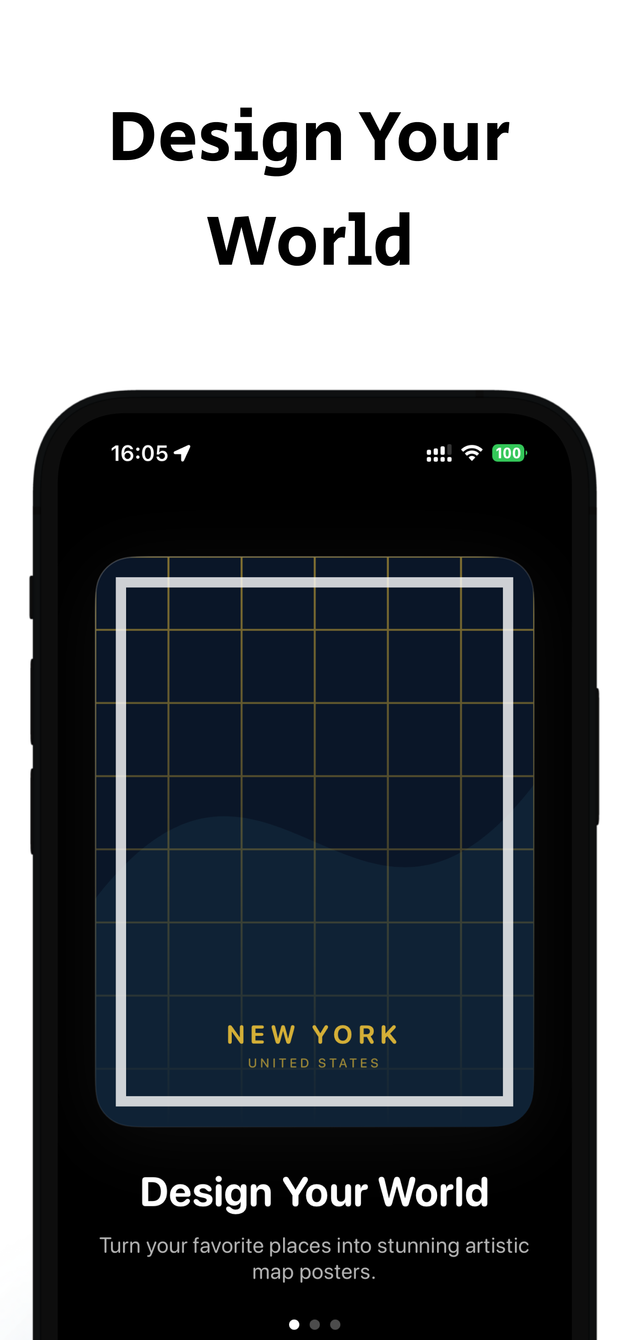 MapPoster - Screenshot 3 showing product features and functionality