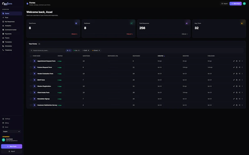 NueForm screenshot 2