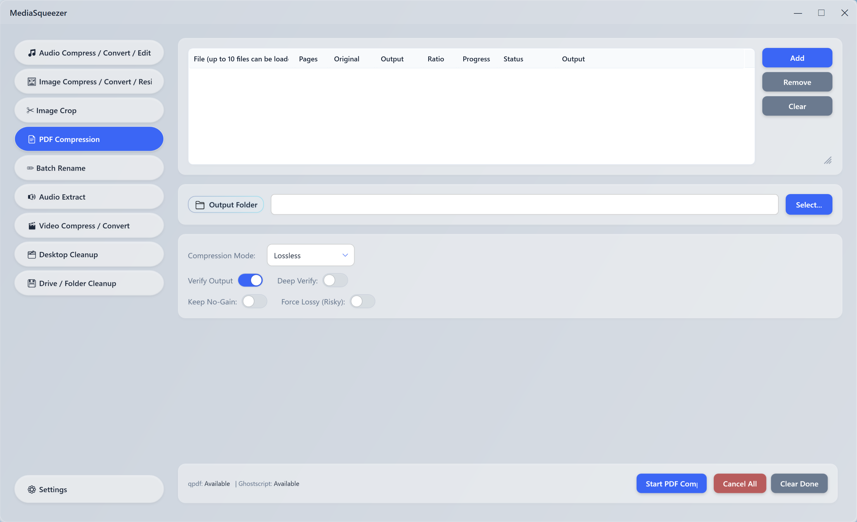 MediaSqueezer - Screenshot 4 showing product features and functionality