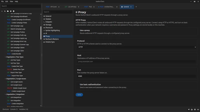 HarborClient screenshot 9