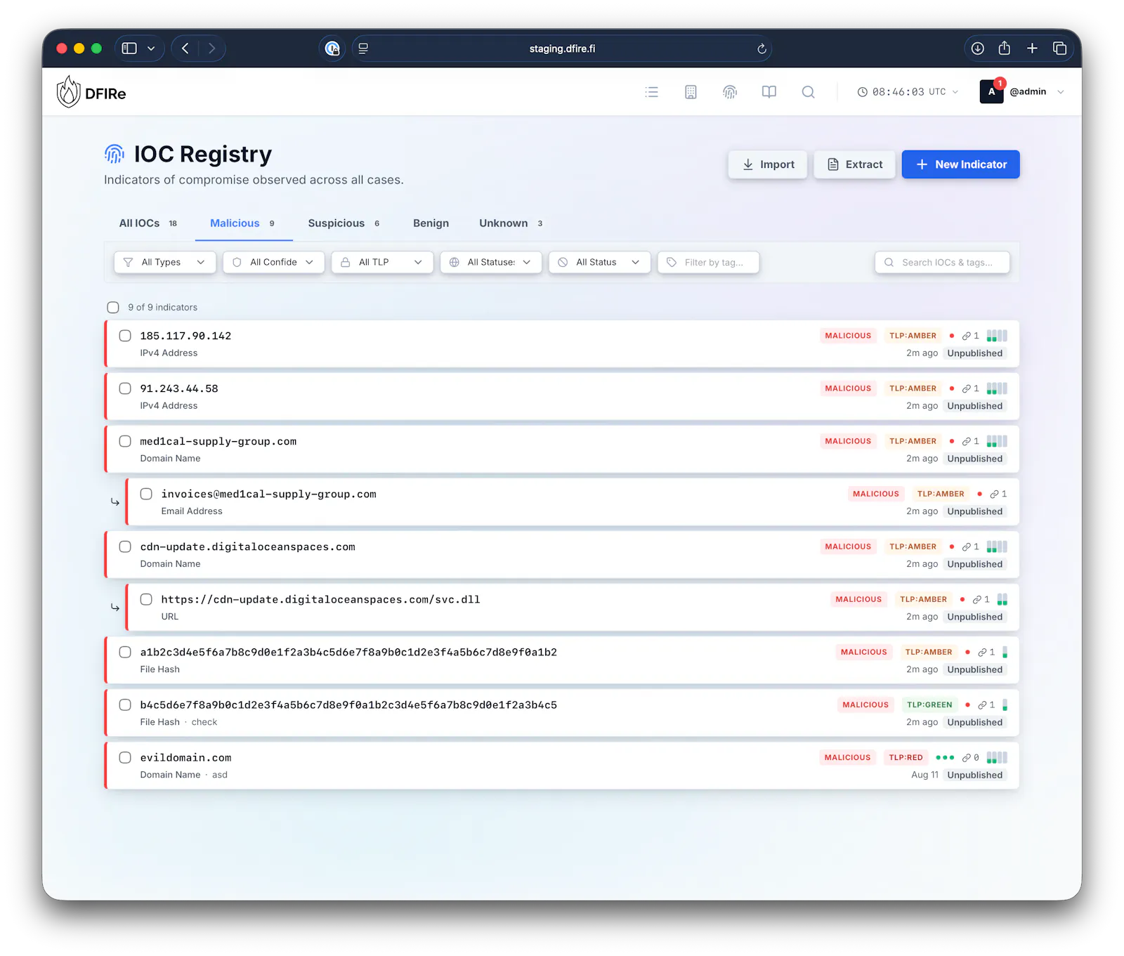 DFIRe - A Cyber Incident Platform screenshot 4