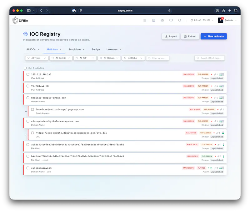 DFIRe - A Cyber Incident Platform screenshot 4