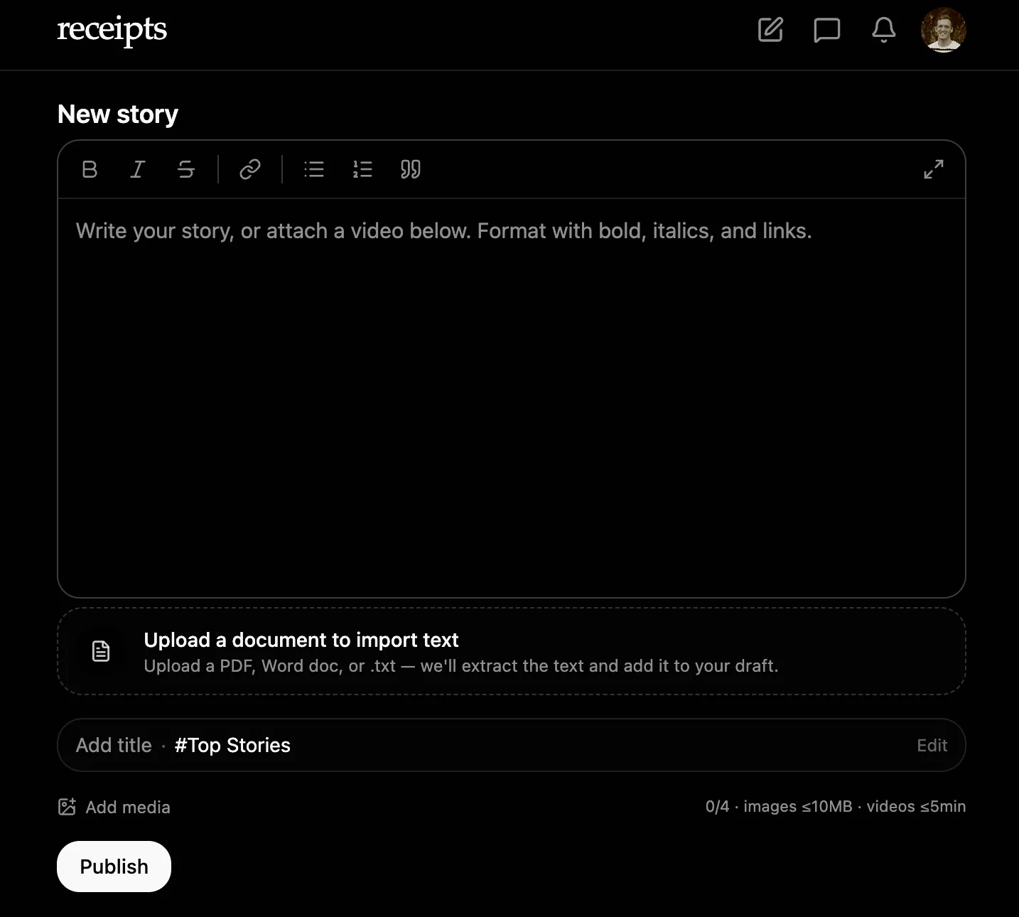 Receipts gallery image