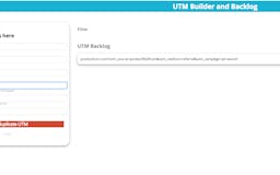 UTM Builder & Backlog media 2