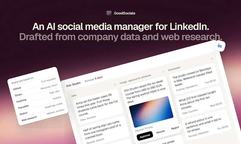 GoodSocials screenshot 1