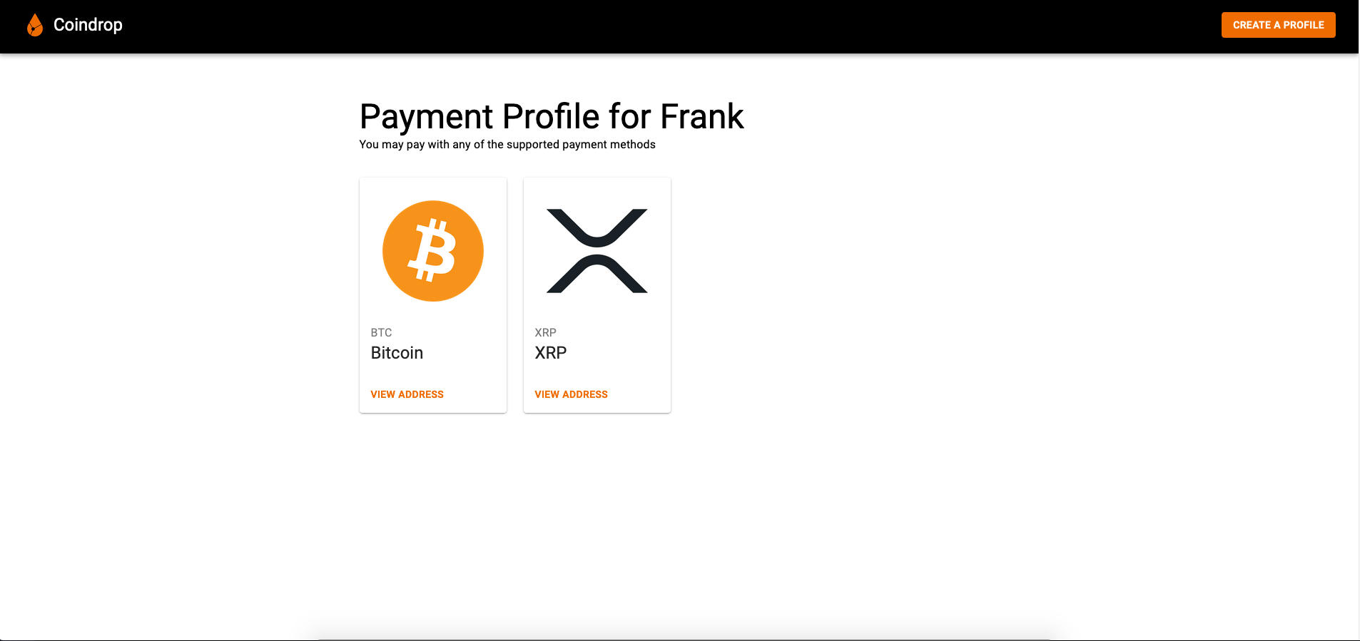 Coindrop.me gallery image