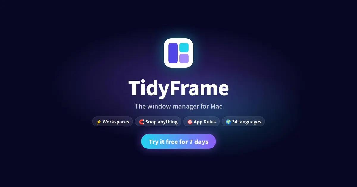 TidyFrame gallery image