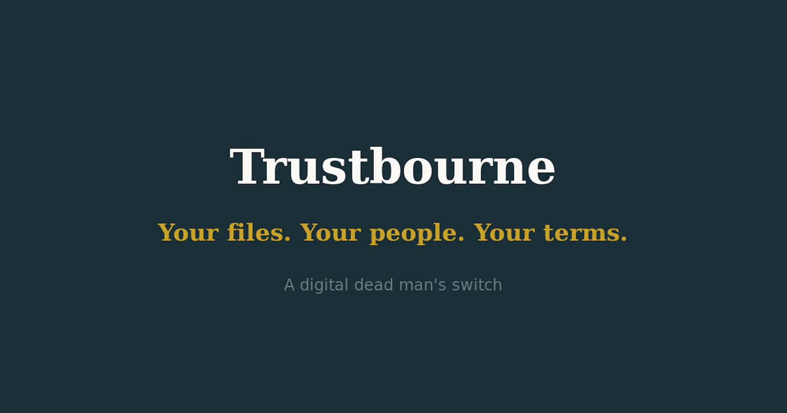Trustbourne screenshot 1