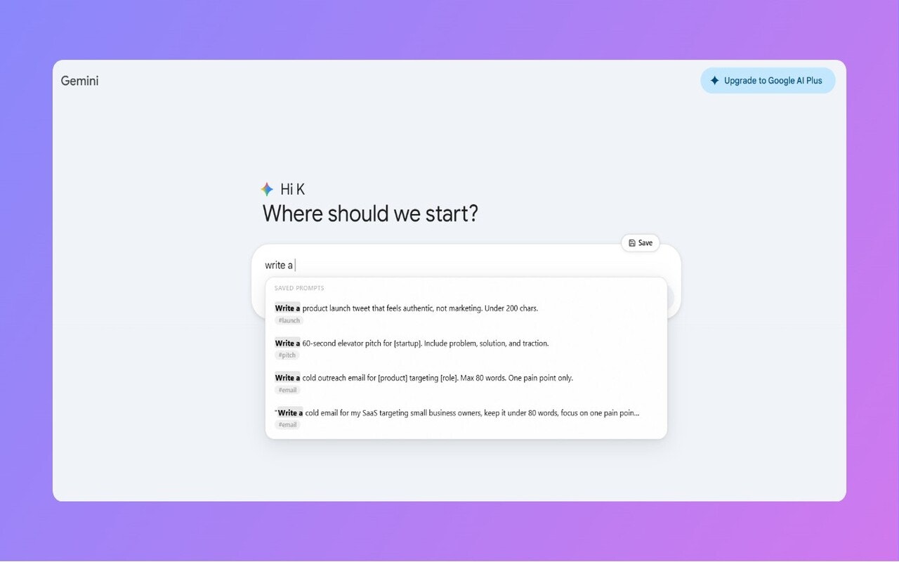 Prompt Autocomplete for ChatGPT, Claude gallery image