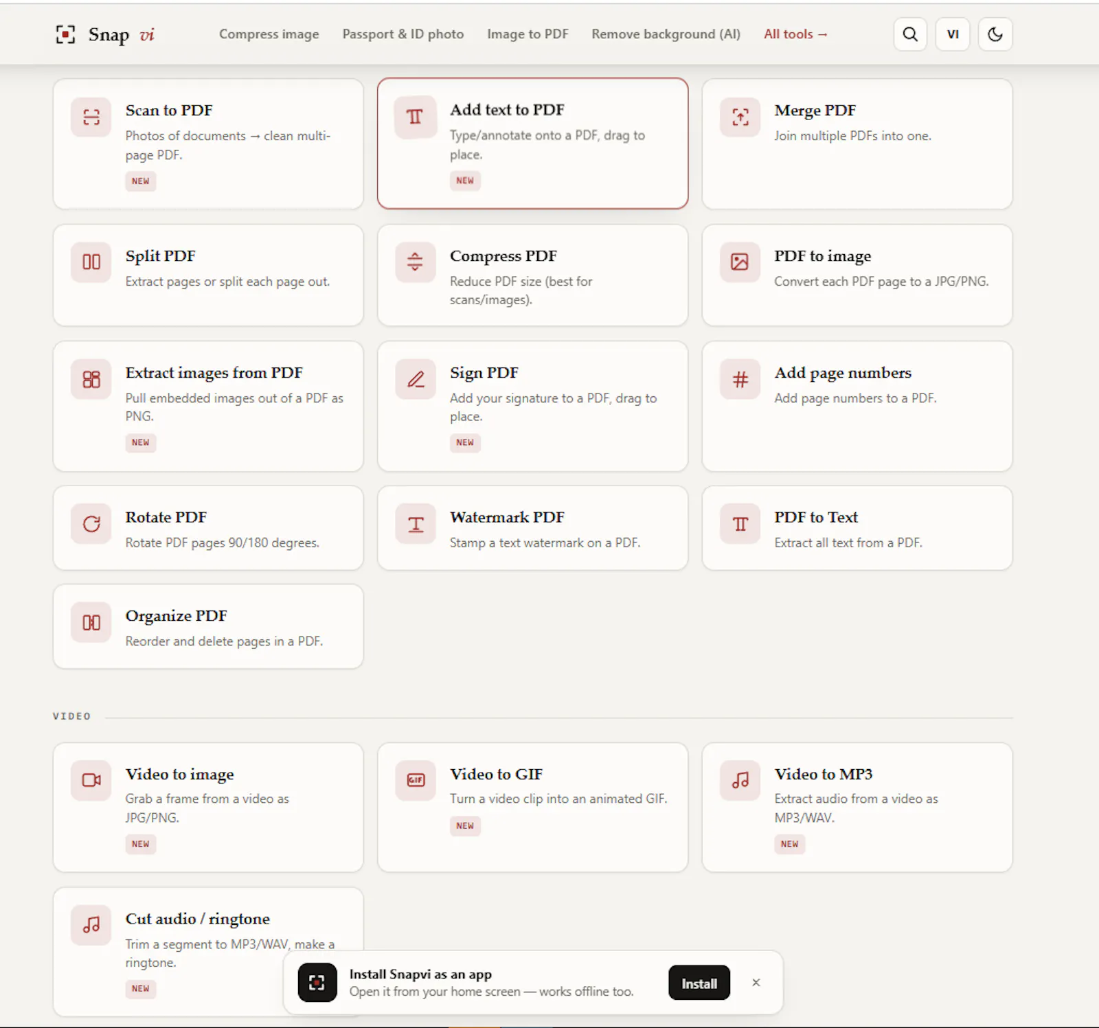 Snapvi screenshot 5