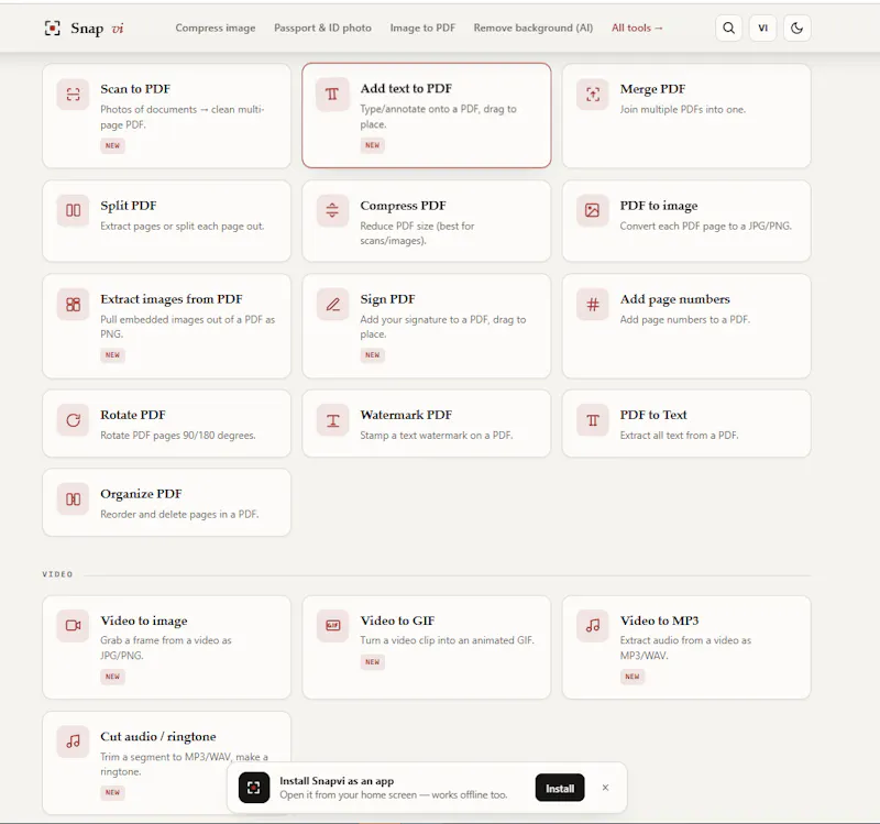 Snapvi screenshot 5