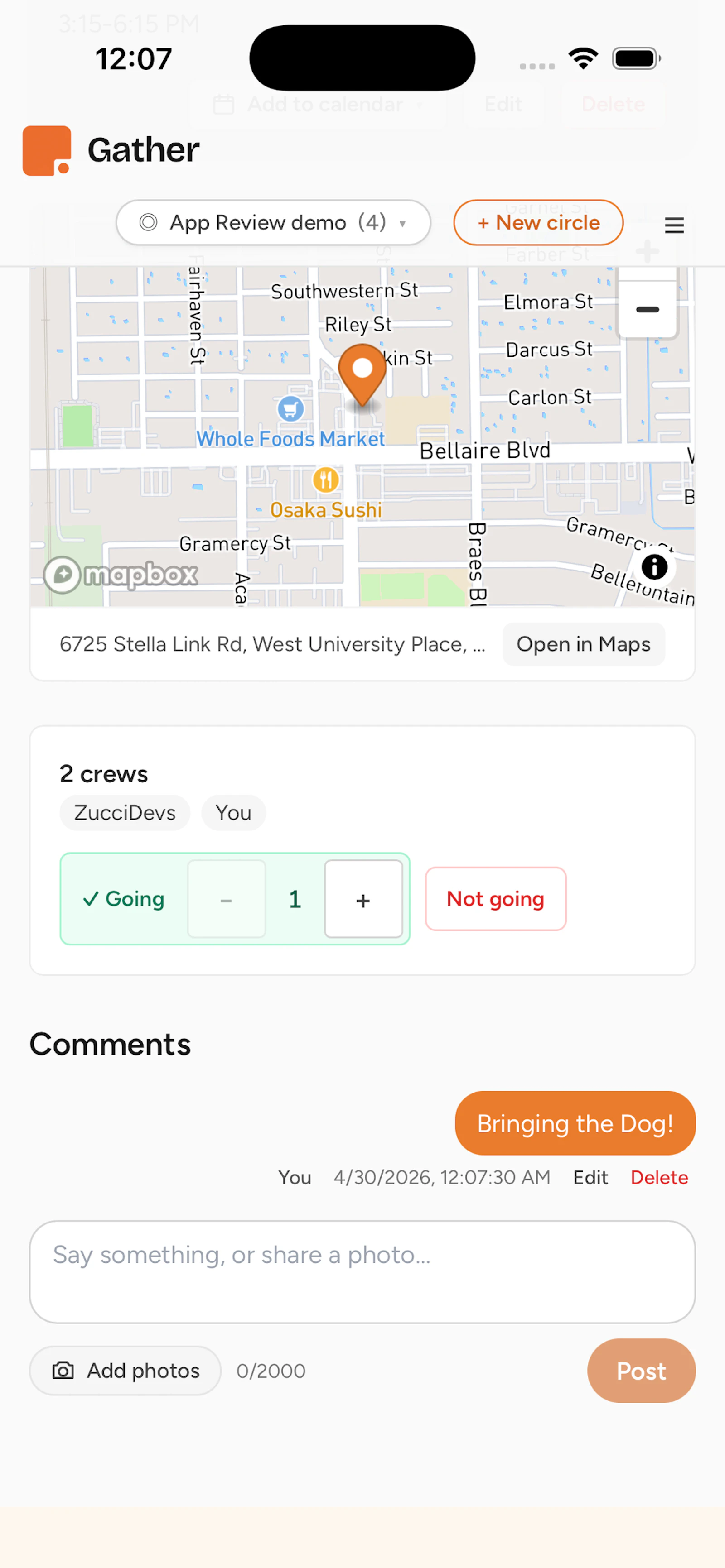 Gather screenshot 3