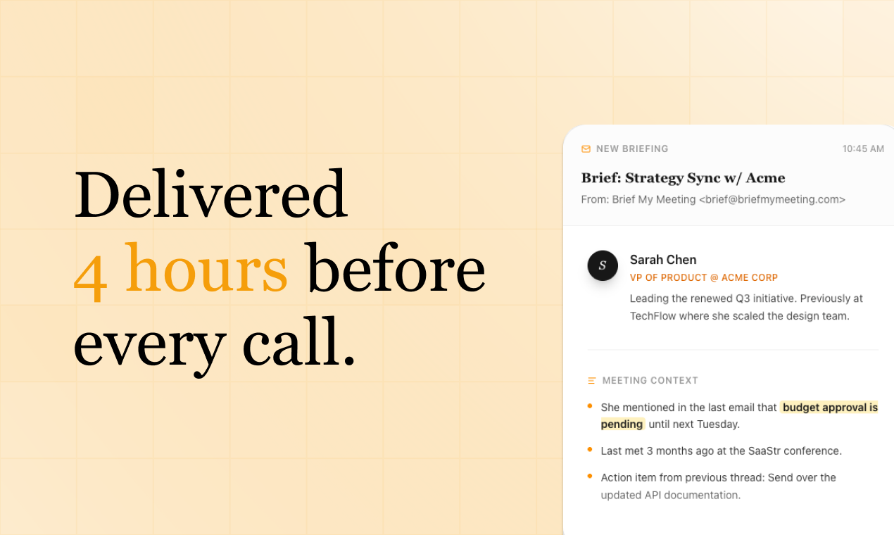 Brief My Meeting gallery image