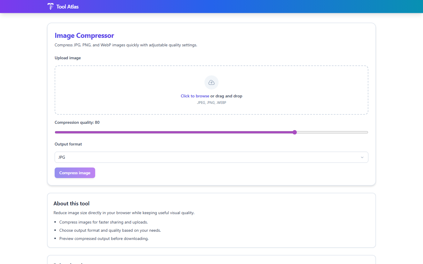 Tool Atlas: Free Online Toolbox gallery image