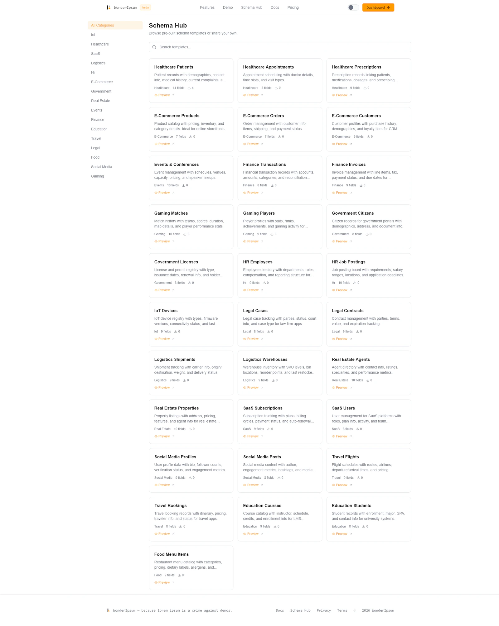 WonderIpsum screenshot 2