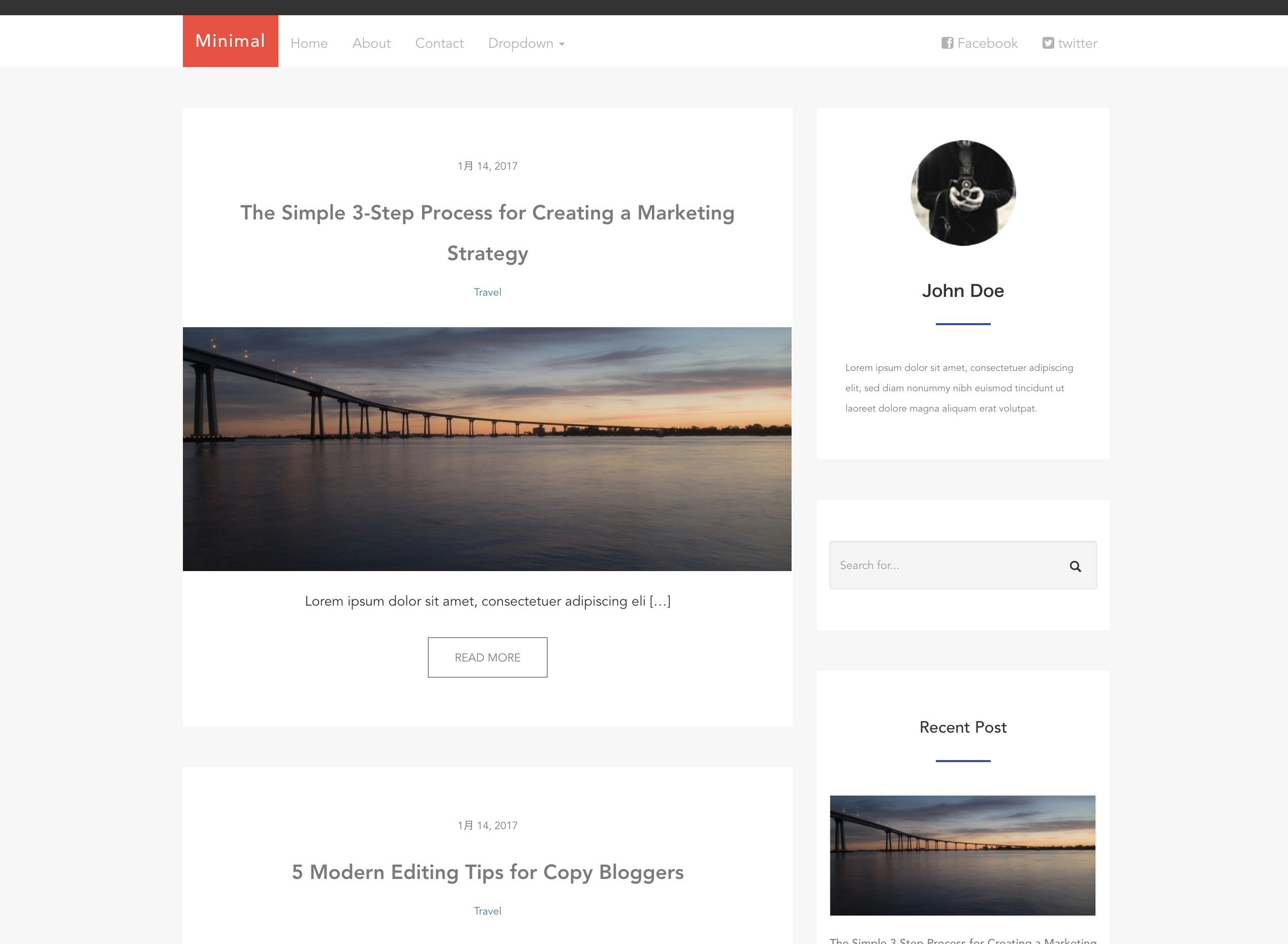 Minimal gallery image