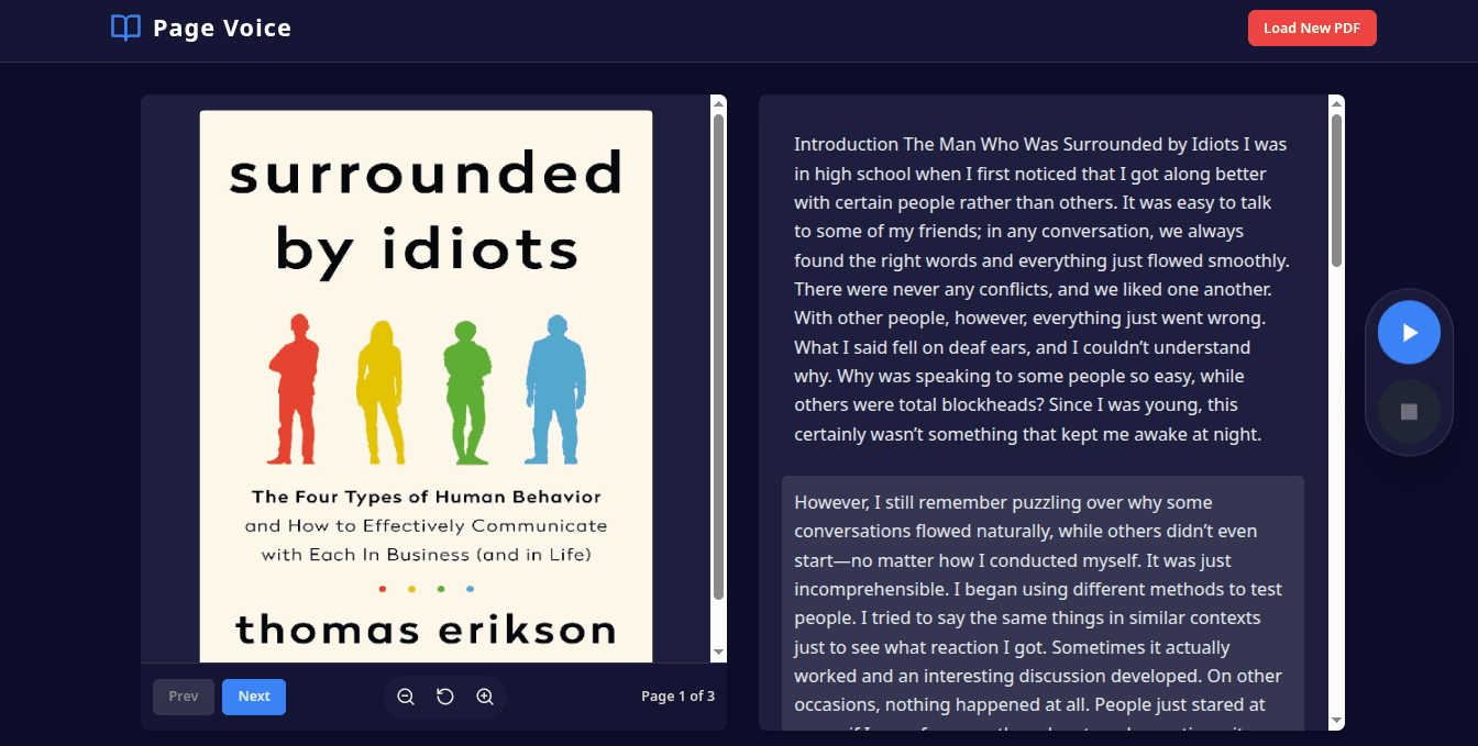 Page Voice - Screenshot 3 showing product features and functionality