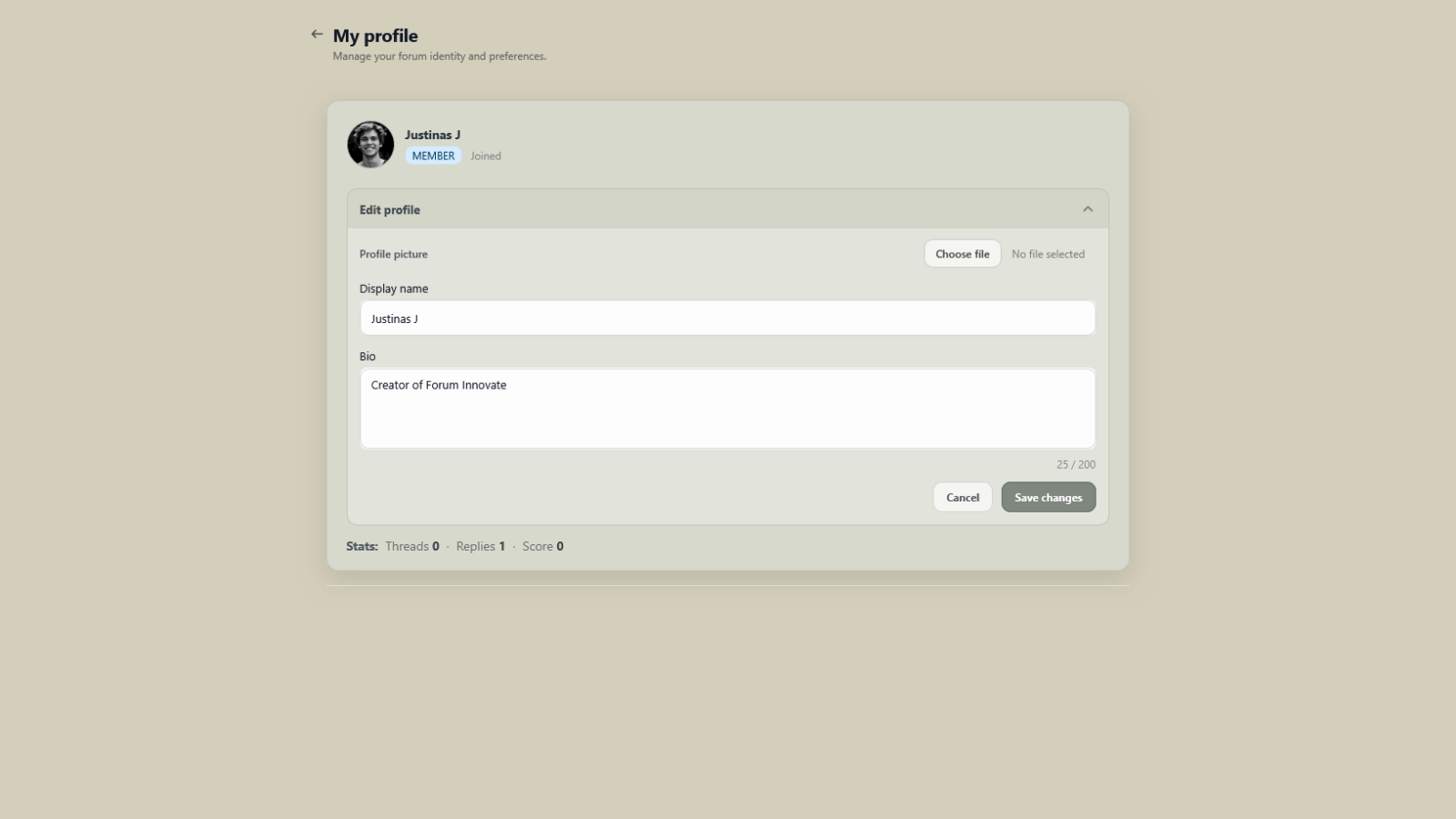 Forum Innovate – Free Plan Shopify Forum - Screenshot 2 showing product features and functionality