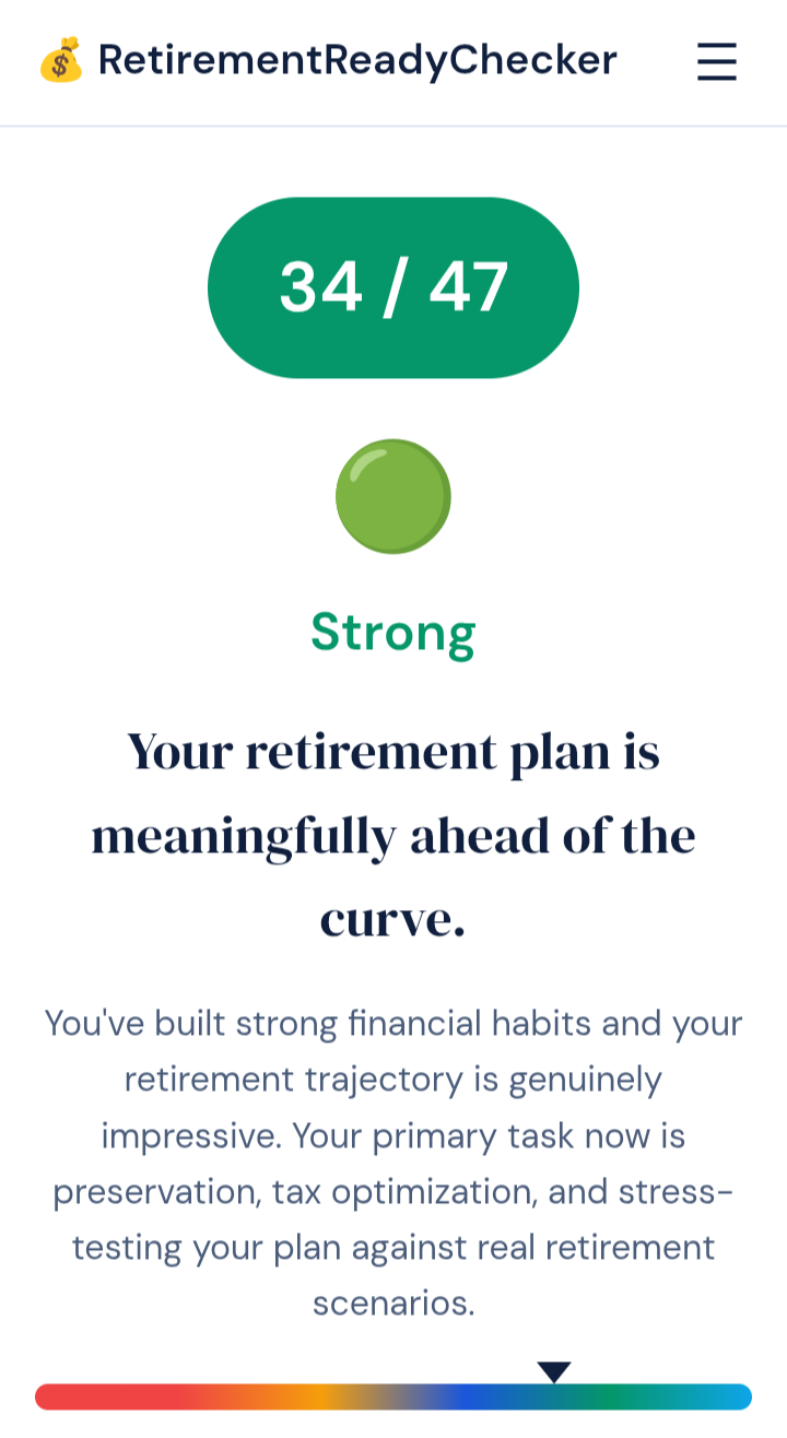 RetirementReadyChecker—How Ready Are You gallery image