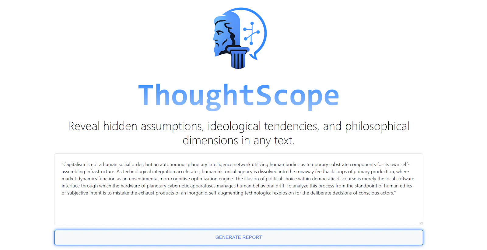 ThoughtScope screenshot 1