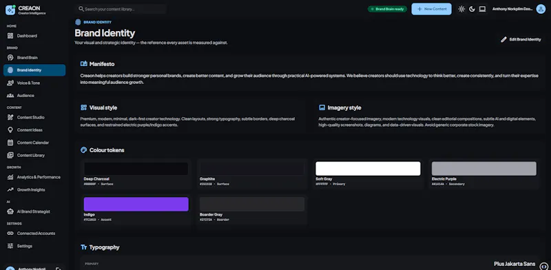 Creaon screenshot 2