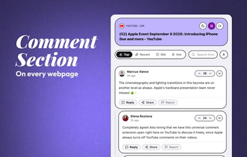 Comment Section screenshot 1