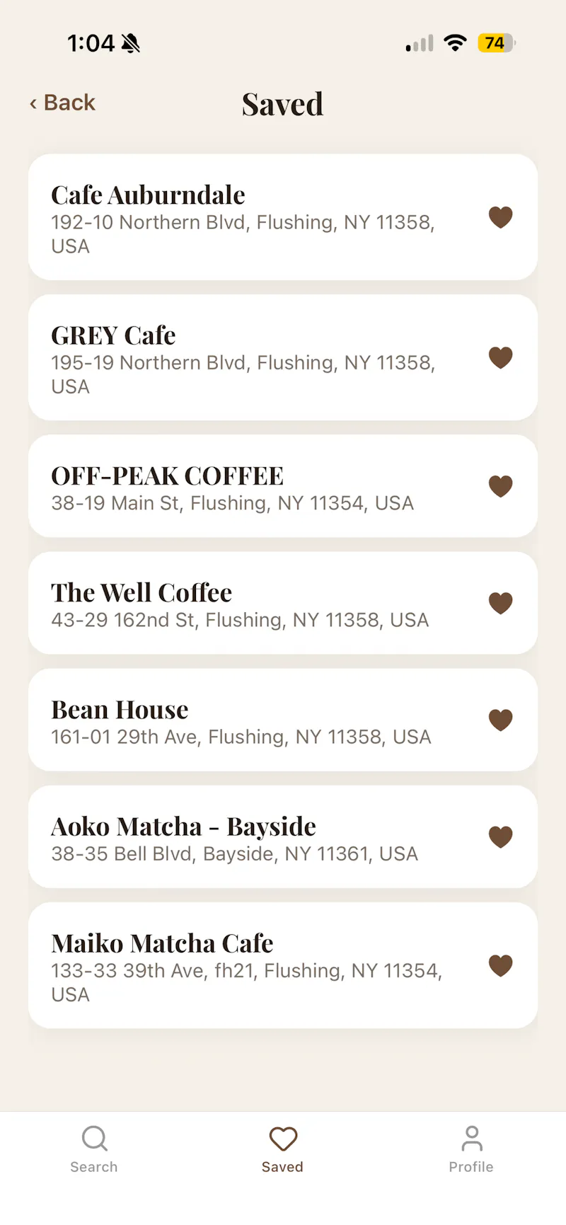 Personal Cafe - Mobile App screenshot 4