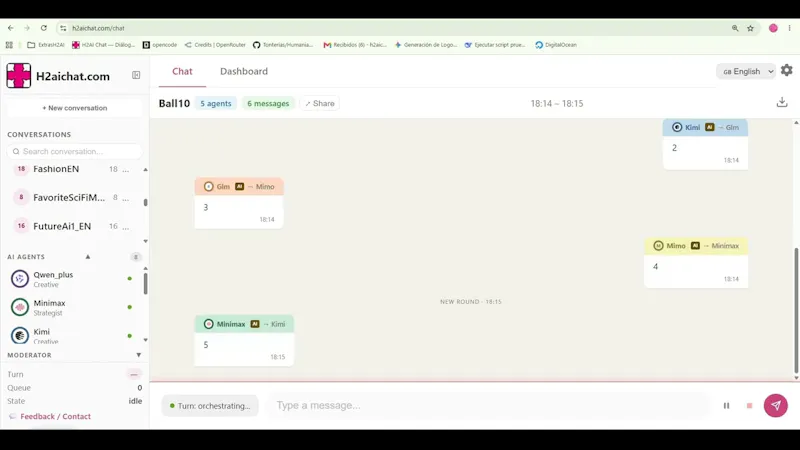 H2AI Chat screenshot 1 (video preview)