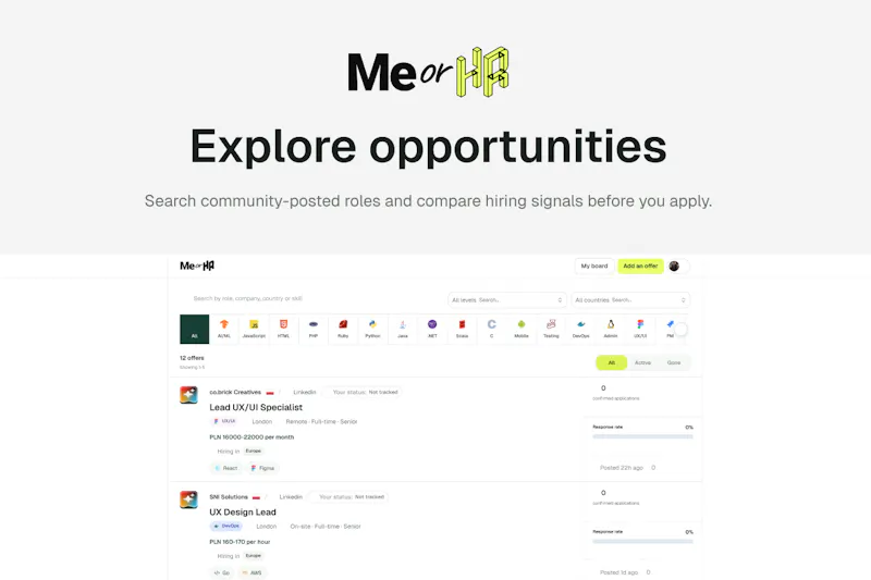 MeOrHR screenshot 1