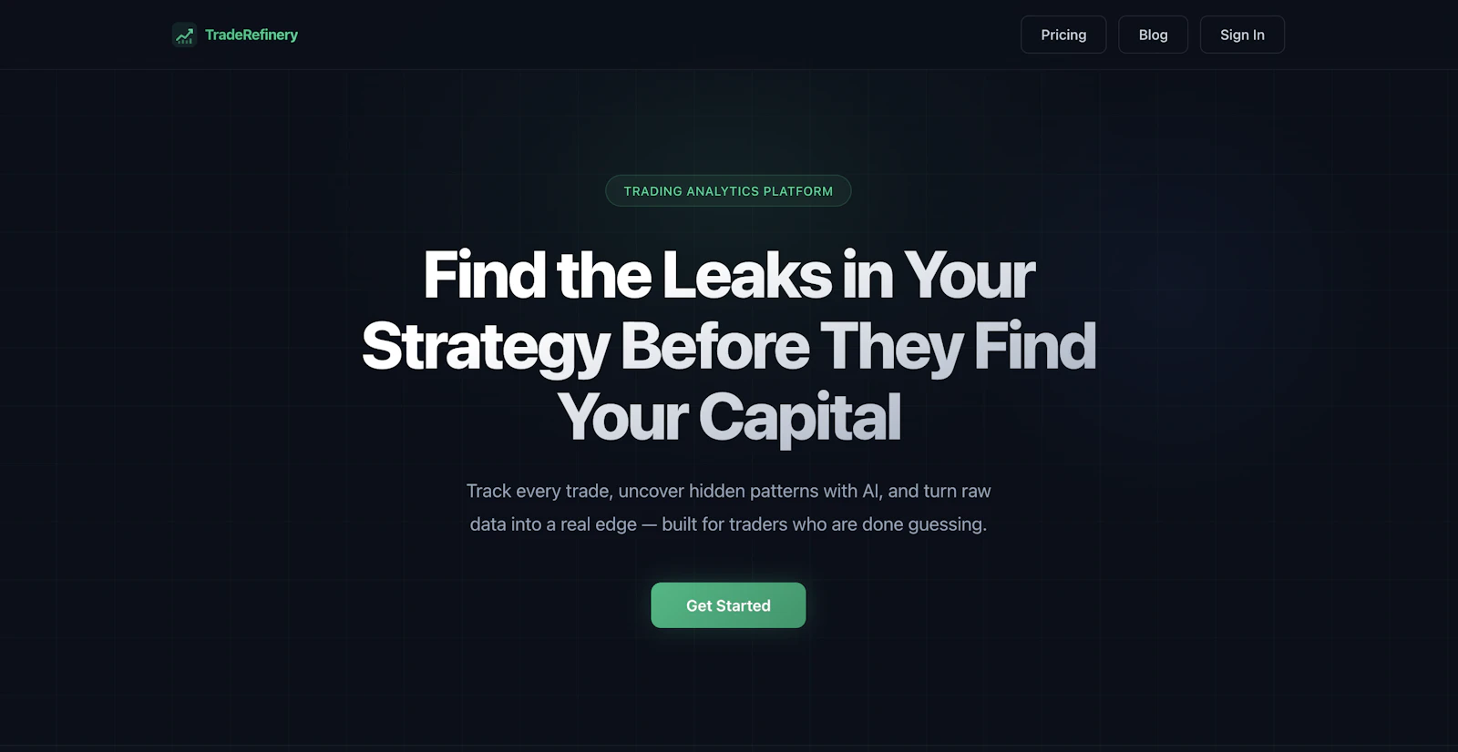 TradeRefinery screenshot 1