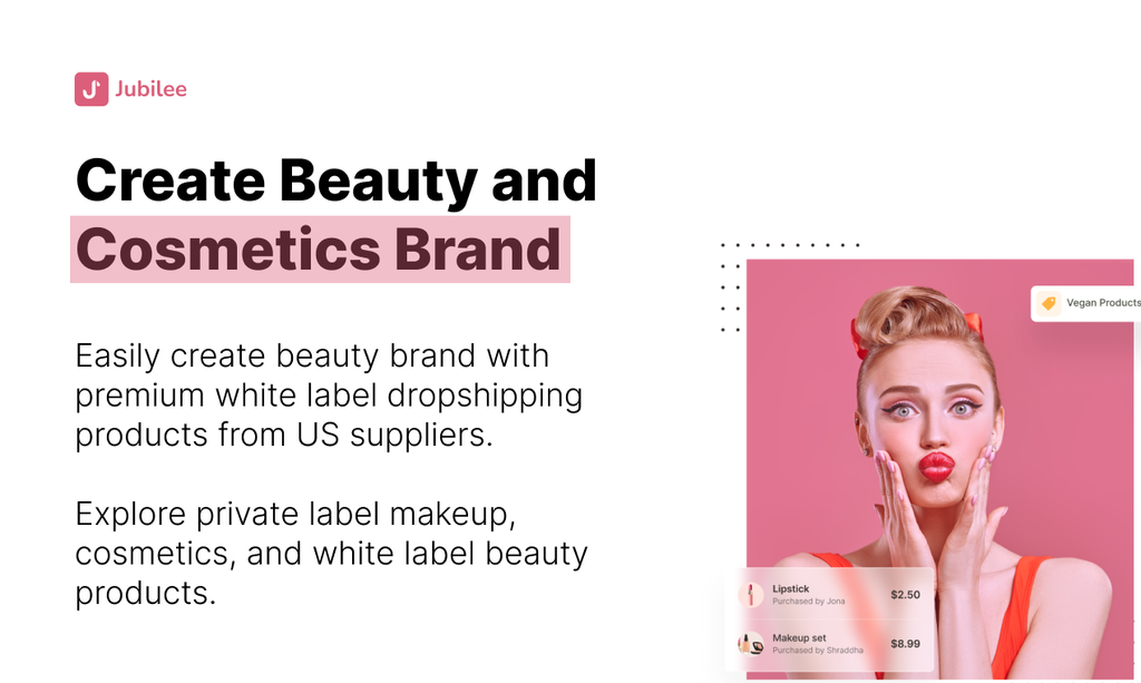 startuptile Jubilee-Your own beauty brand with premium white label dropshipping