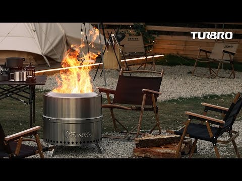 TURBRO Smokeless Outdoor Fire Pit gallery image