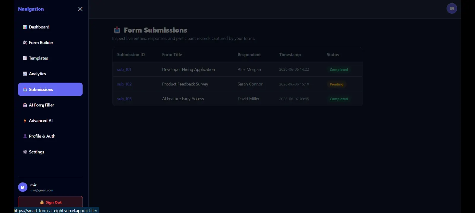 SmartForm AI gallery image