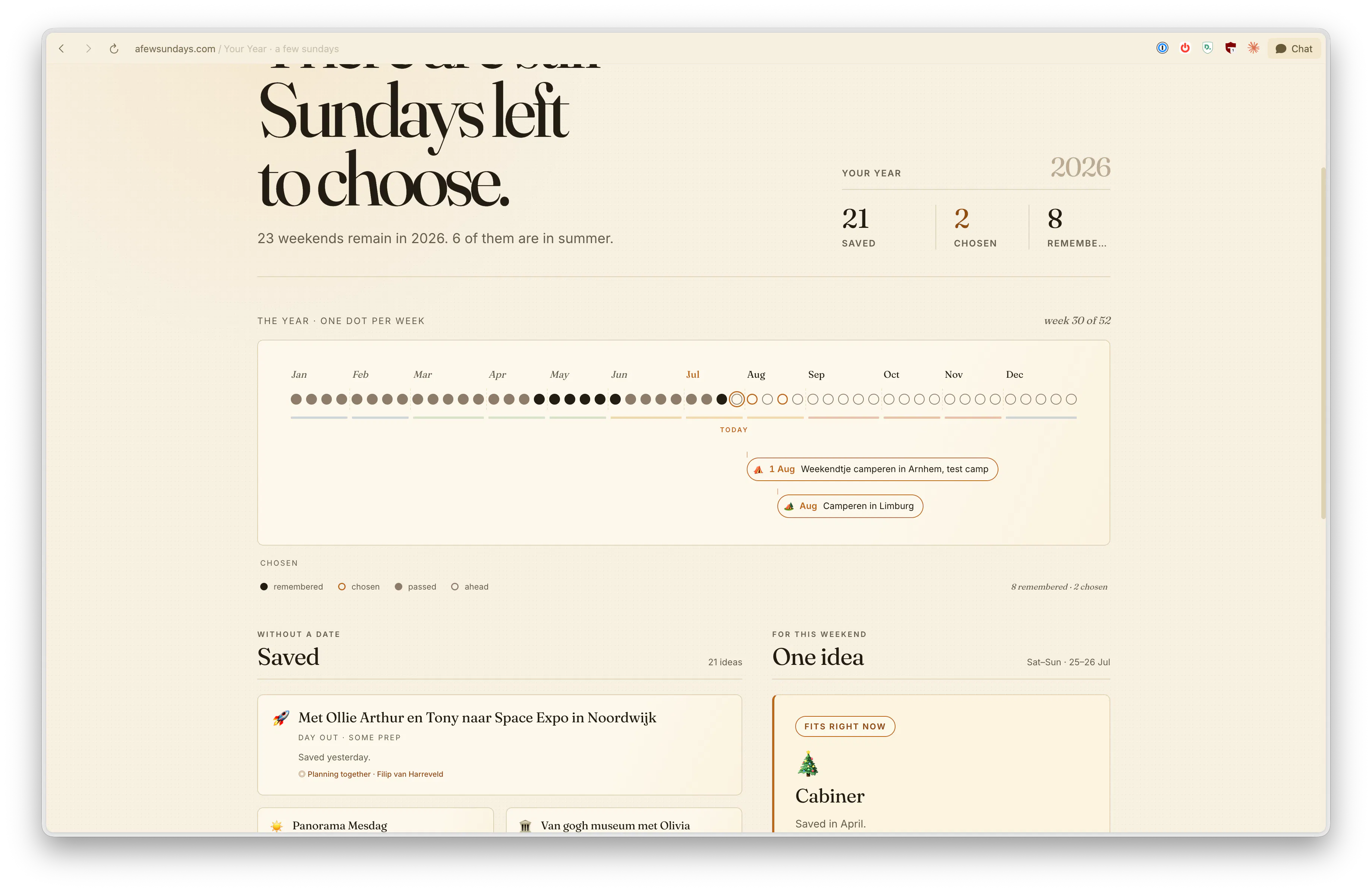 a few sundays gallery image