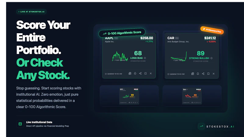 StokeStox screenshot 2
