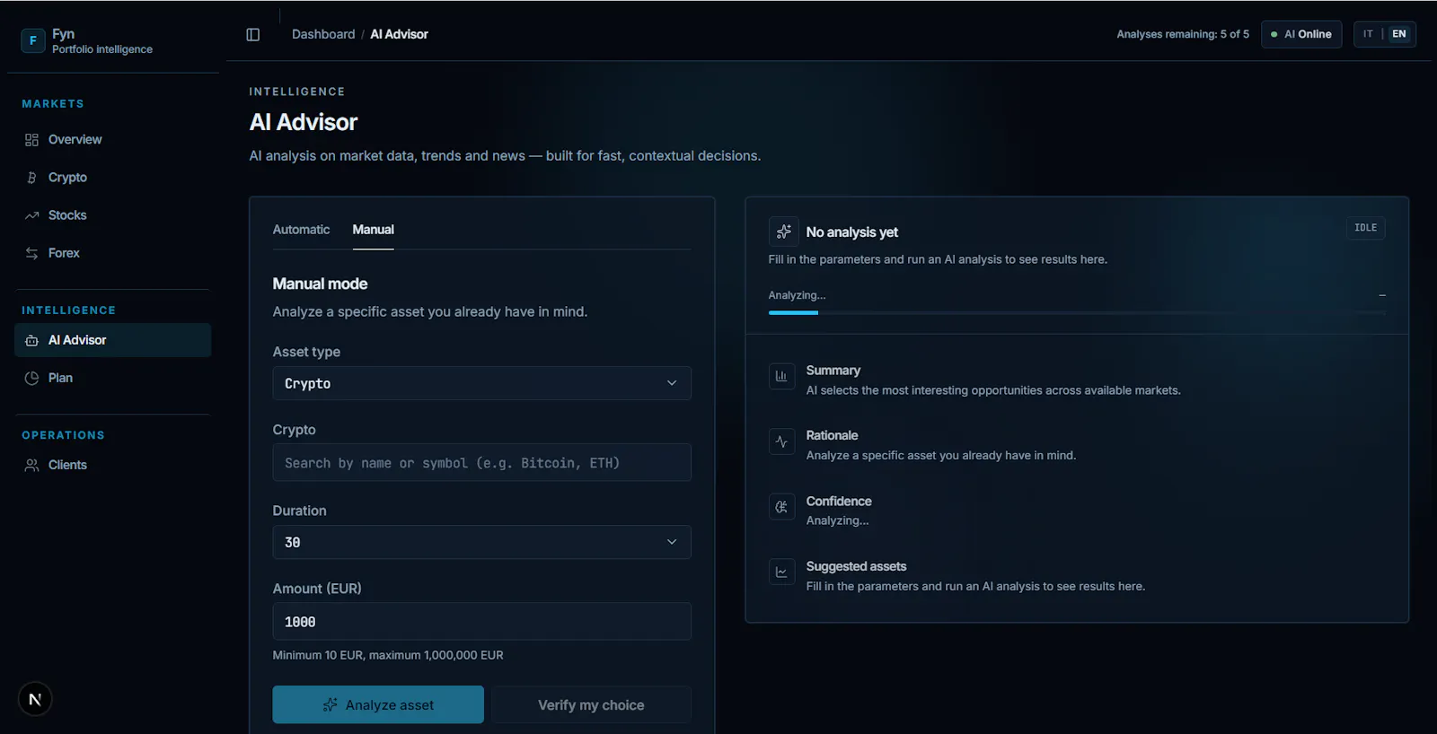 FYN AI investment  screenshot 7