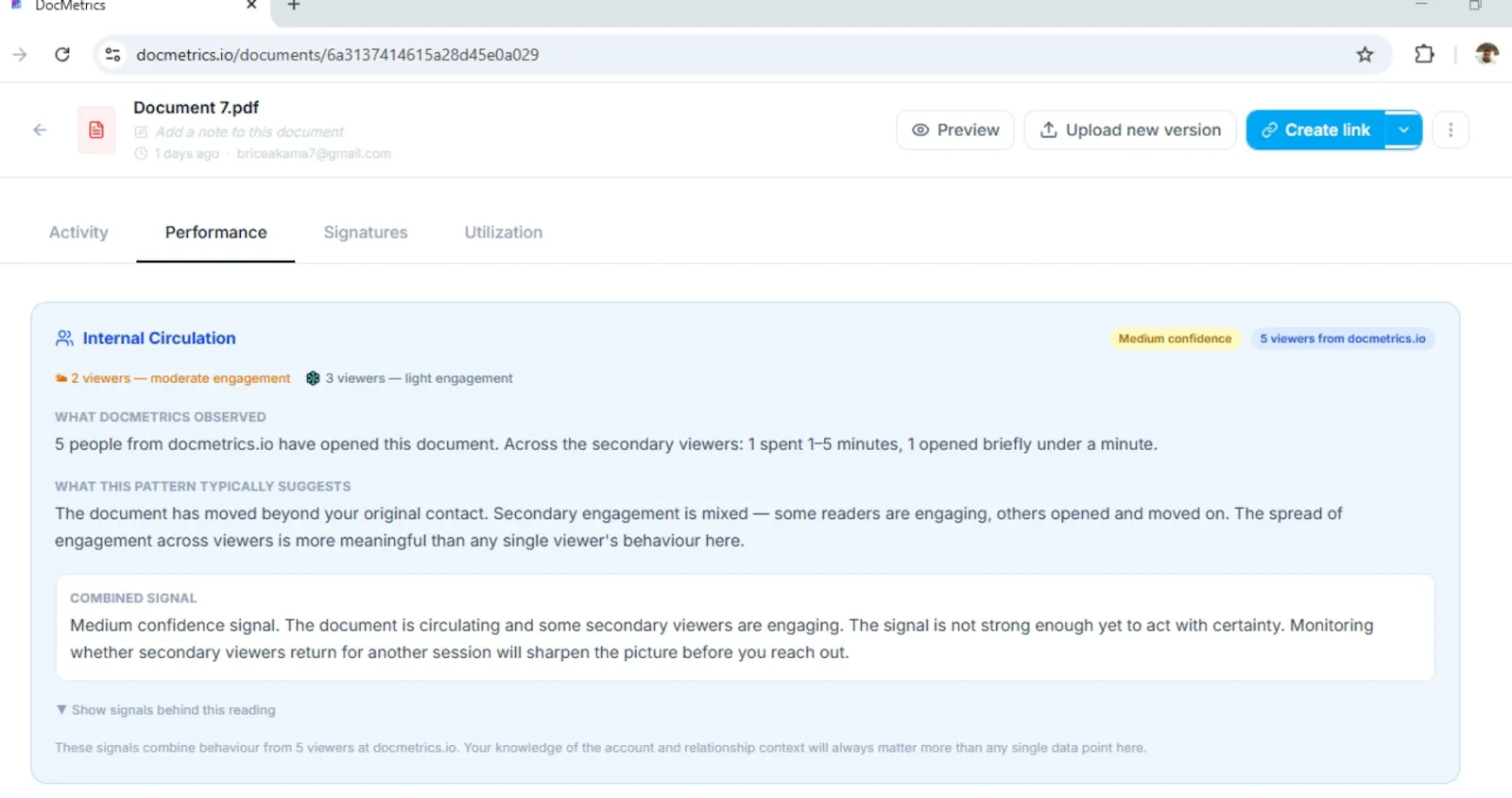 DocMetrics Silence Checker screenshot 2
