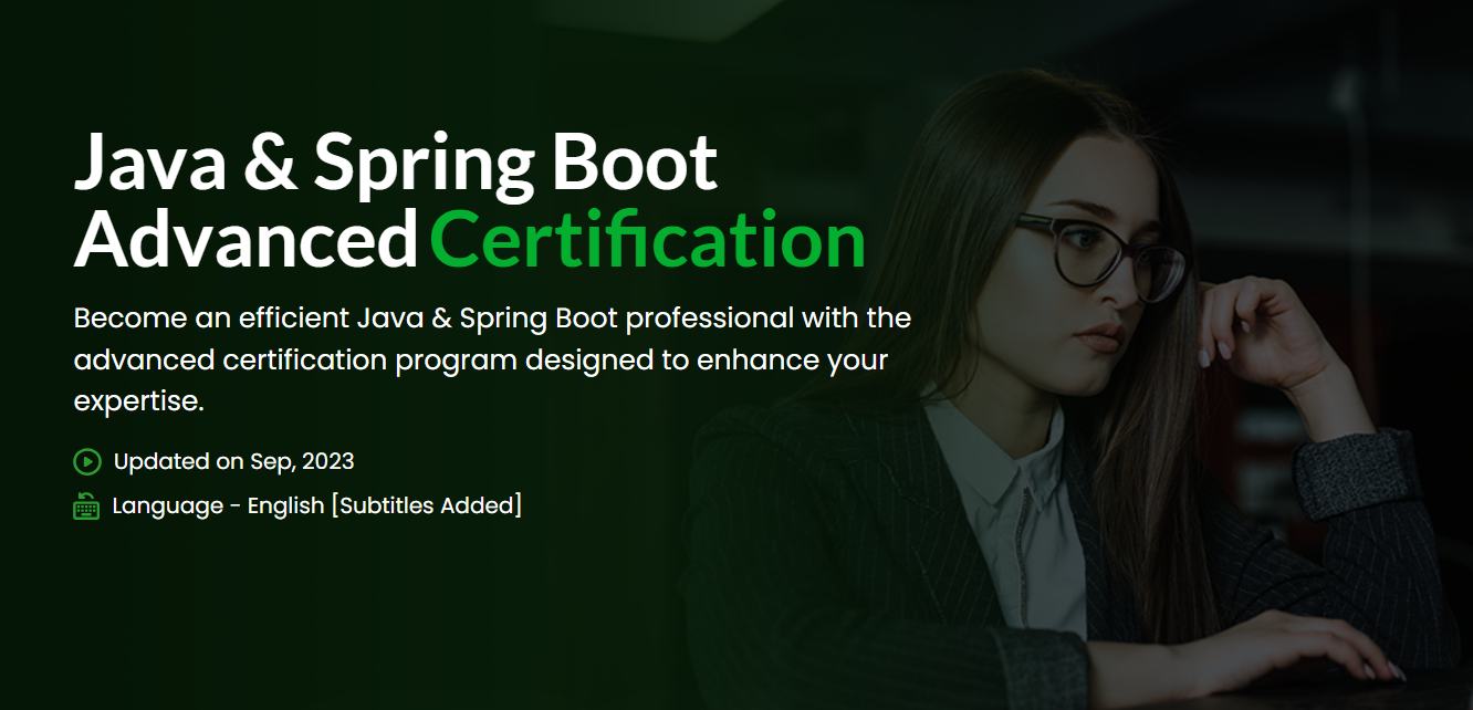 Java Spring Boot Advanced Certification
