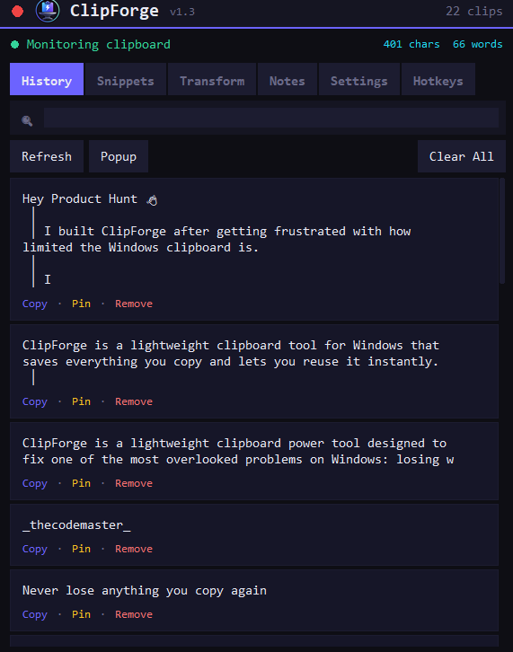 ClipForge gallery image