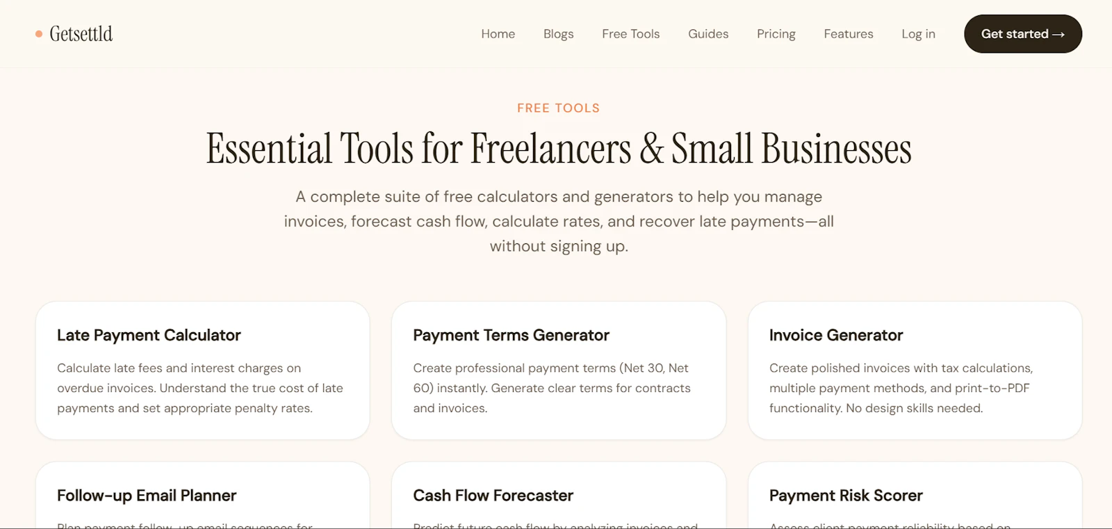 Getsettld screenshot 2