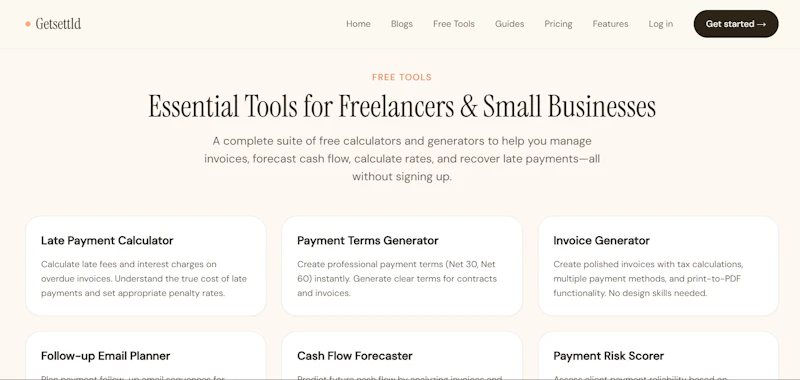 Getsettld screenshot 2