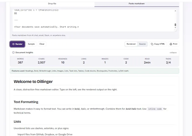 Markdown Viewer screenshot 2
