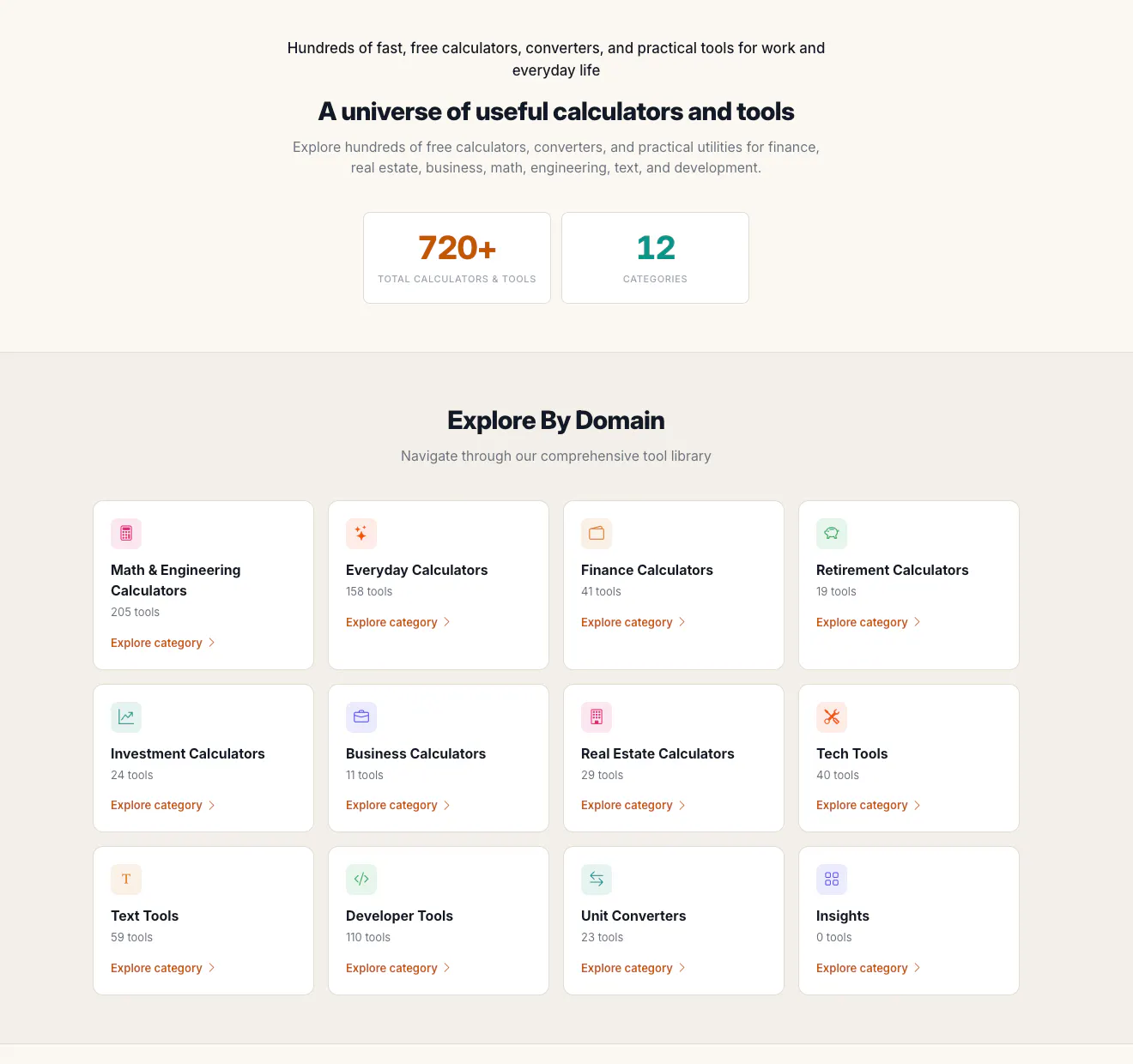 Calciverse: 700+ Calculators in One App screenshot
