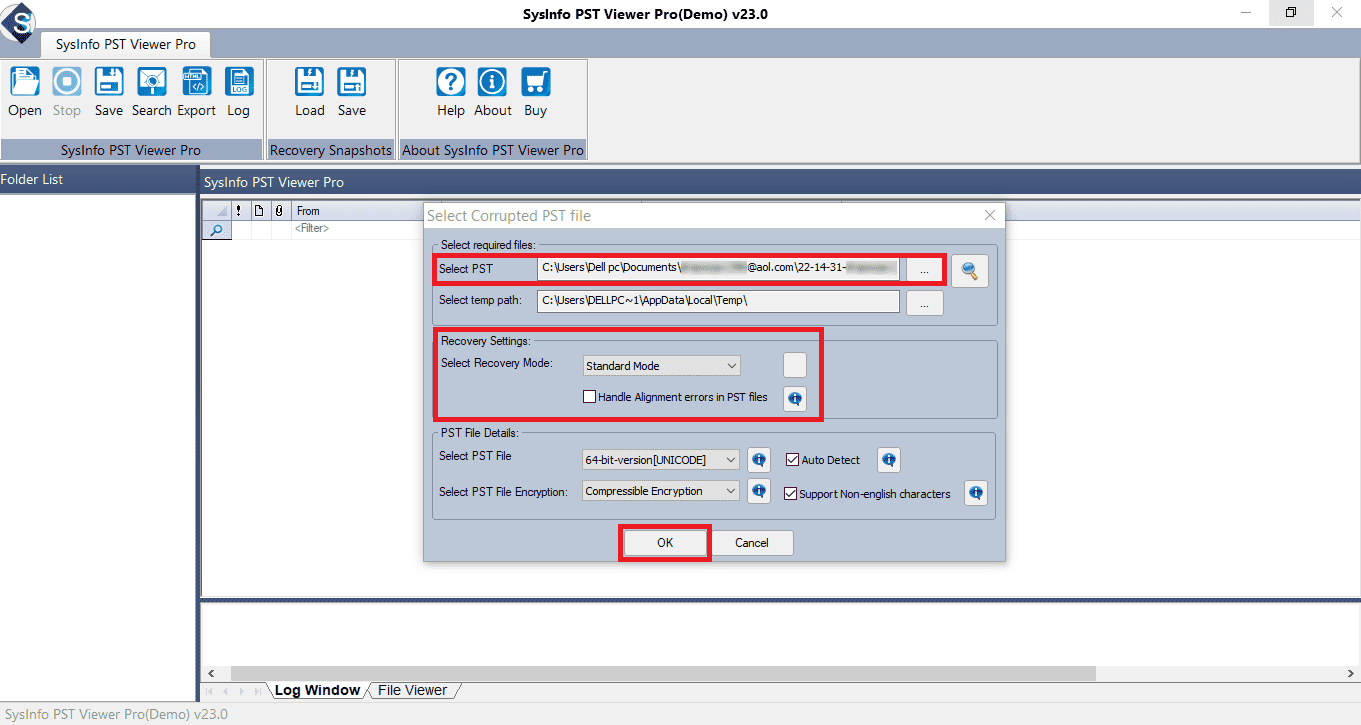 Sysinfo PST Viewer Pro - Sysinfo PST Viewer ProビューMS OutlookなしでPSTファイルメディア2