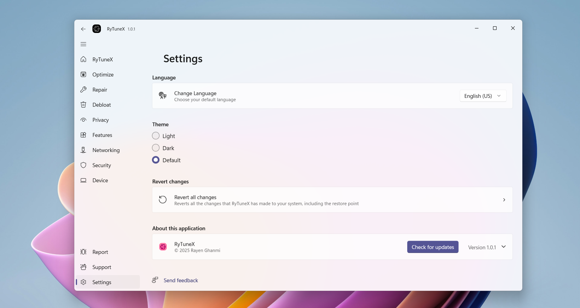 وسائط Rytunex - Windows 10 و 11 Optimizer |تعزيز الأداء والخصوصية 25