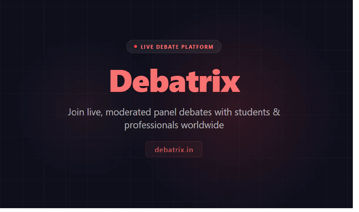 Debatrix のプロダクトバナー